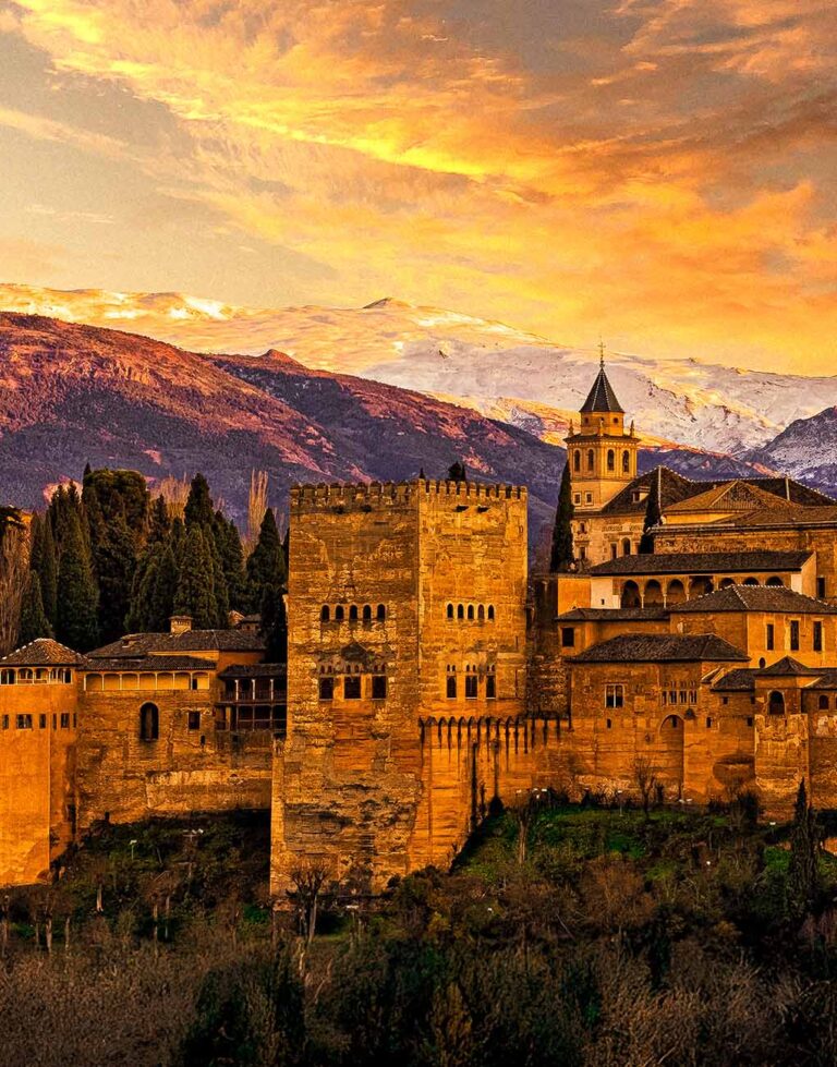 view of alhambra palace from san nicolas viewpoint