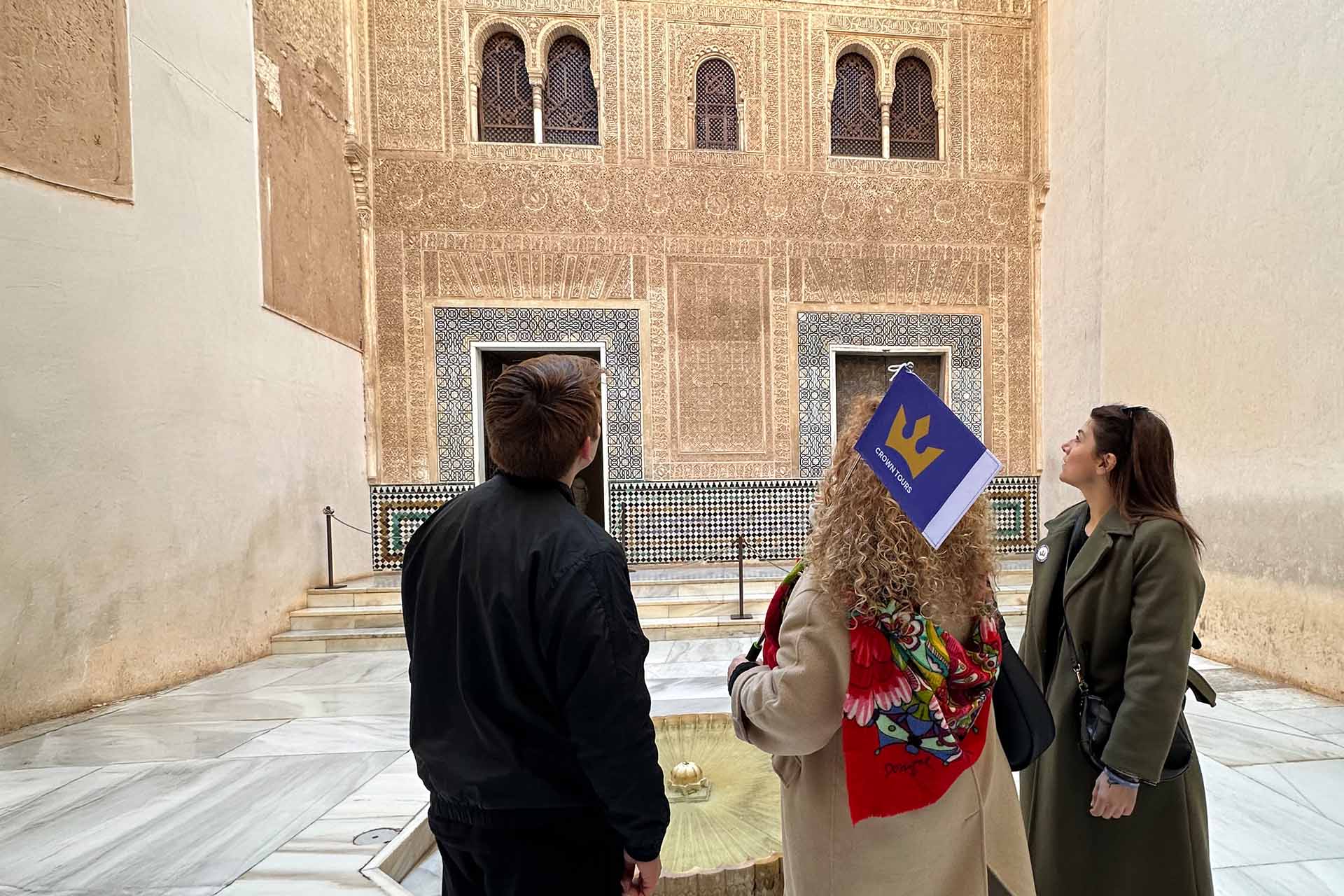 the ghost of sultana area in alhambra - granada, spain