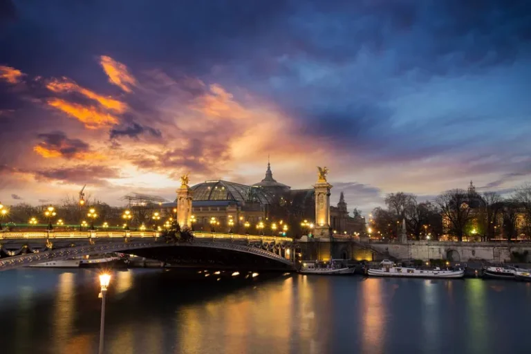 bridge of alexandre the third in paris france