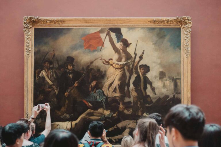 historic artwork at the louvre paris