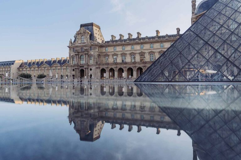 outside of the louvre, paris, france