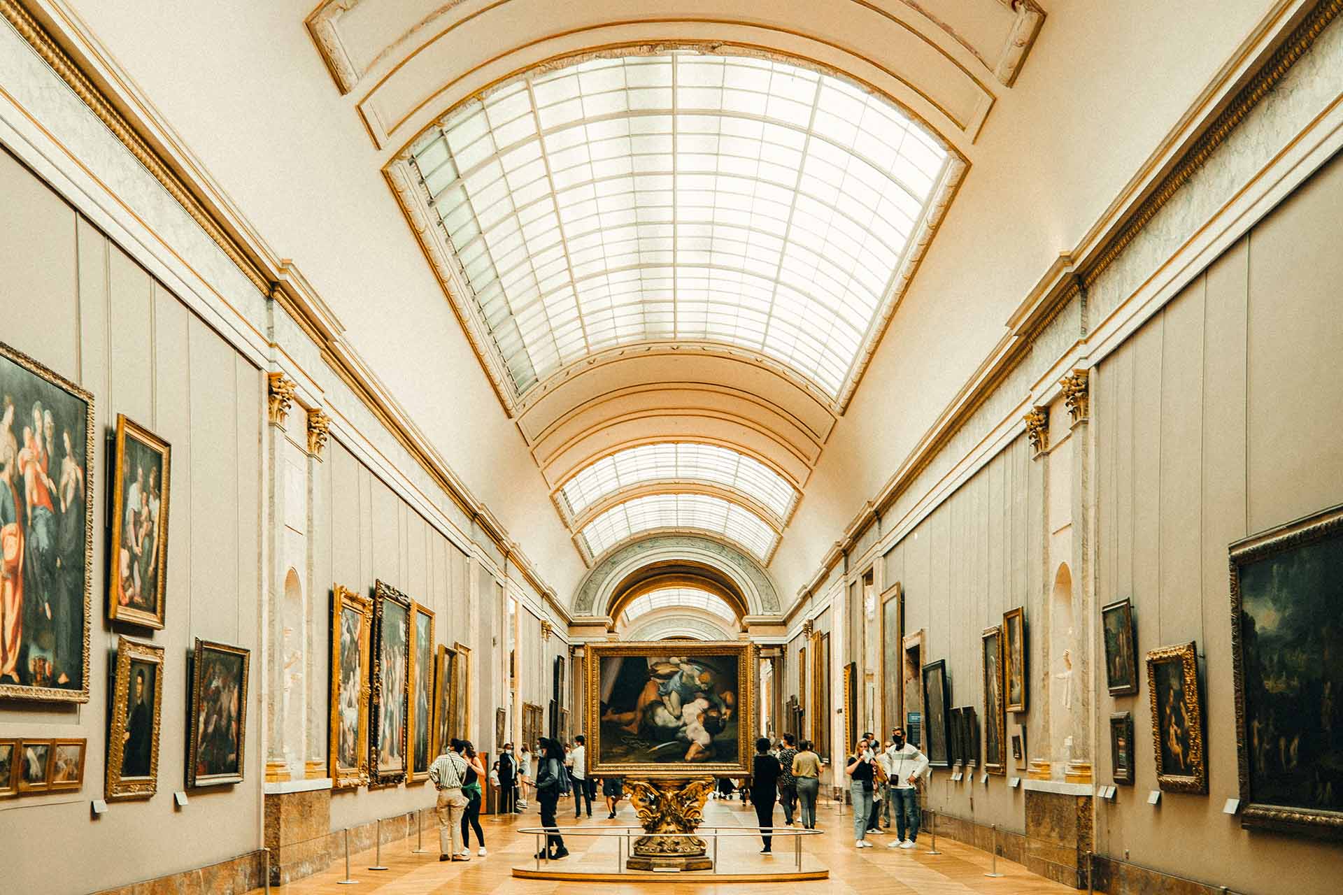 the louvre museum in Paris, france