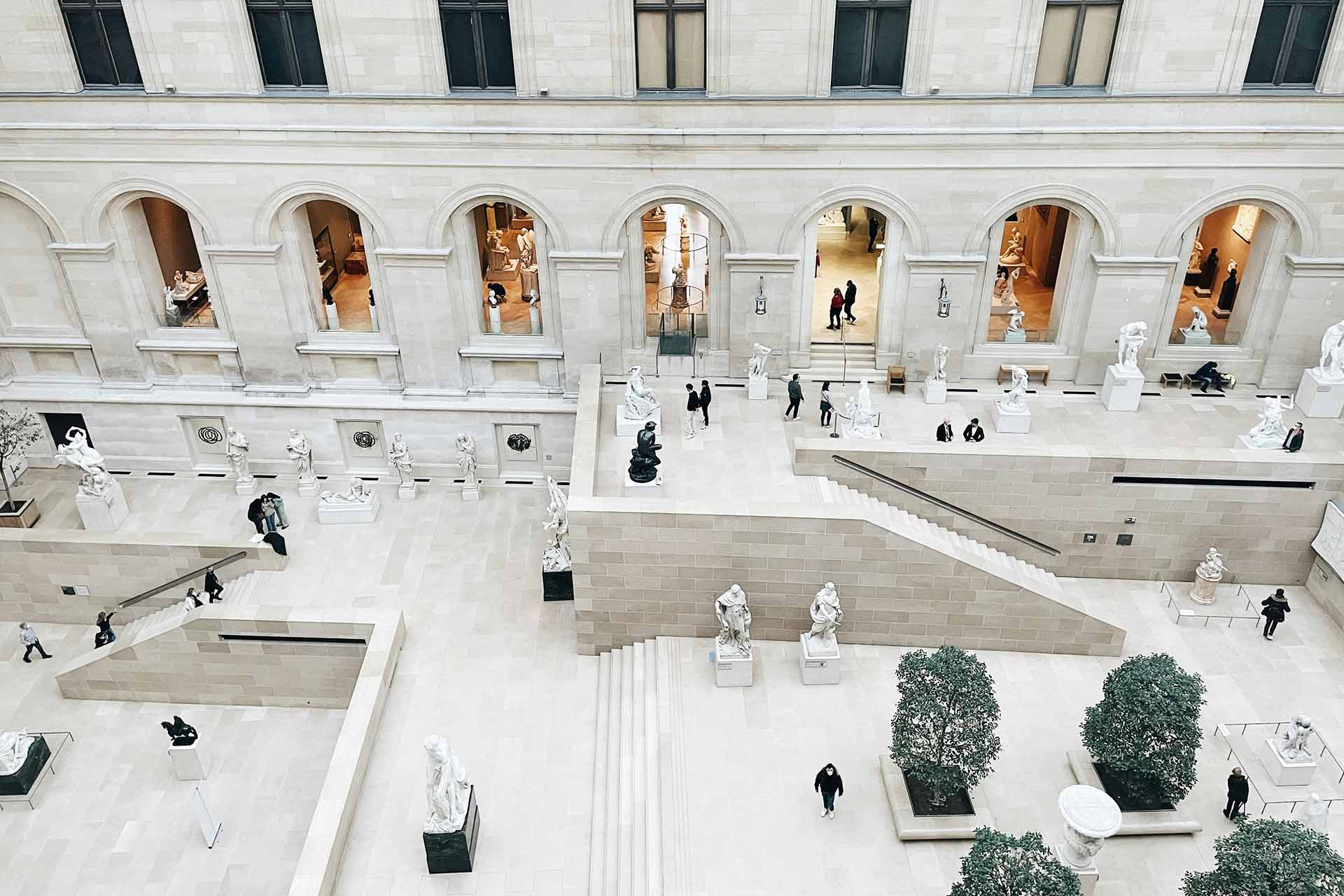 the louvre museum in Paris, france
